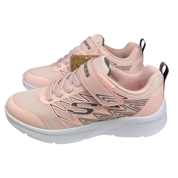 Skechers Toddler Girls Microspec Bold Delight Running Sneakers Light Pink. - Picture 6 of 9